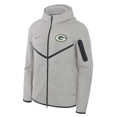 Green Bay Packers Tech Fleece Windrunner Men's Nike NFL Full-Zip